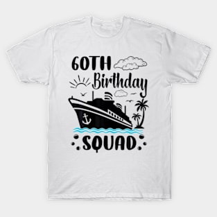 60th Birthday Cruise Vacation 2024 Cruise matching group T-Shirt